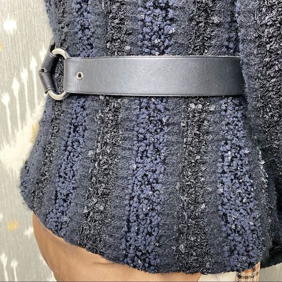 Ralph Lauren 2012 Collection Black Cashmere Blend Chenille Shawl Collar Cardigan - Picture 12 of 16